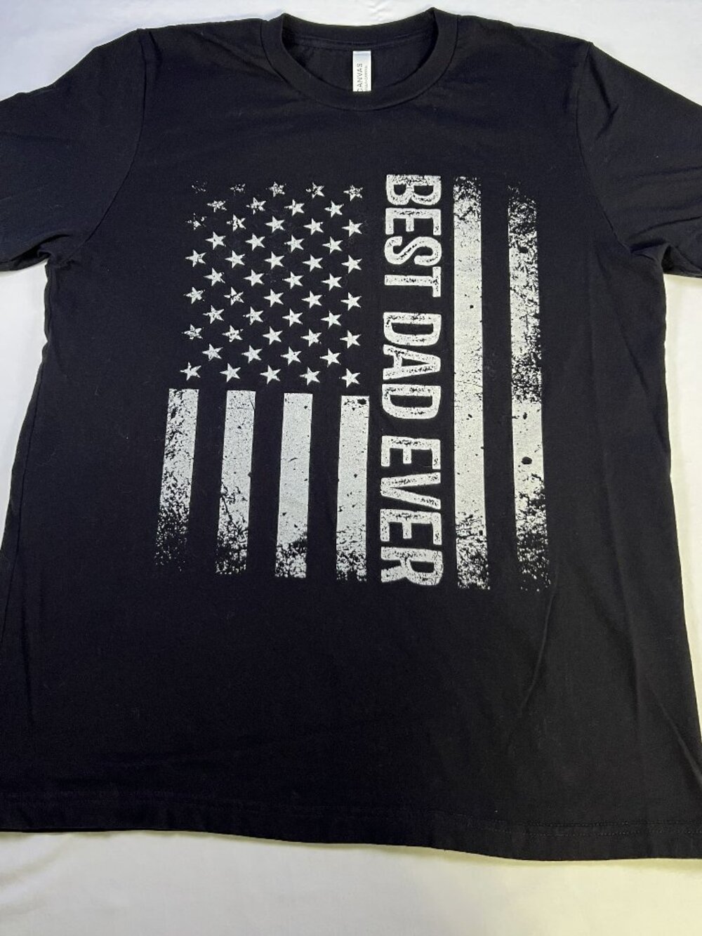 Best Dad Ever Black T-Shirt Men’s Size Large